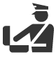 Customs officer icon