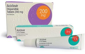 cold sore treatment aciclovir tablets