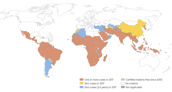 malaria risk map