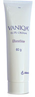 Tube of Vaniqa cream