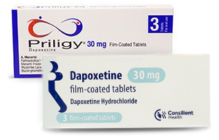 Priligy & Dapoxitine 30mg