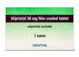 Ulipristal 30mg morning after pill