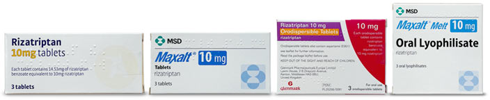 Rizatriptan 10mg packet photos