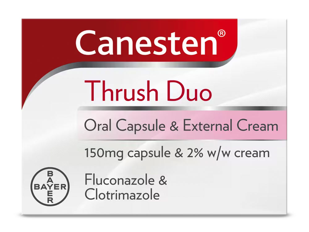 Buy Canesten Thrush Duo Online £6.40 Dr Fox