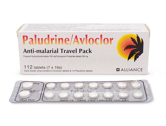 Buy Chloroquine/Proguanil malaria tablets online from UK