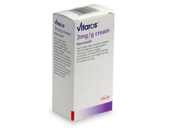 Vitaros Cream For Erectile Dysfunction Dr Fox