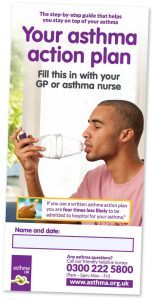 asthma action plan leaflet
