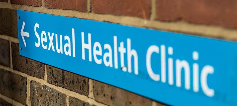 Photo of Sexual Health Clinic sign